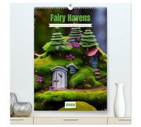 Tiny Fairy Havens (High Quality Premium Wall Calendar 2026 DIN A2 portrait),CALVENDO 12 Month Wall Calendar: A Whimsical Journey through Enchanted Abodes