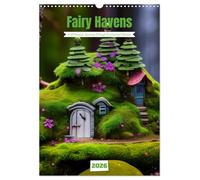 Tiny Fairy Havens (Wall Calendar 2026 DIN A3 portrait), CALVENDO 12 Month Wall Calendar: A Whimsical Journey through Enchanted Abodes