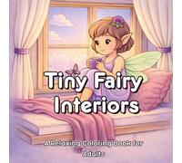 Tiny Fairy Interiors: A Relaxing Coloring Book for Adults Featuring Cozy Corners and Comfy Spaces (Sweet and Cozy Fairy Series)