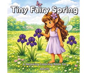 Tiny Fairy Spring: A Relaxing Coloring Book for Adults featuring Cozy Springtime Scenes and Quiet Fairycore Moments (Sweet and Cozy Fairy Series)