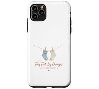 Tiny Feet Big Changes Babysocken-Design Carcasa para iPhone 11 Pro MAX