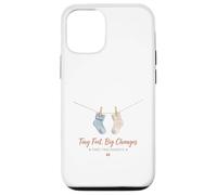 Tiny Feet Big Changes Babysocken-Design Carcasa para iPhone 12/12 Pro