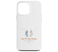 Tiny Feet Big Changes Babysocken-Design Carcasa para iPhone 13 Pro MAX