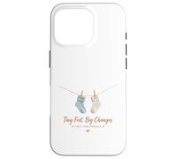 Tiny Feet Big Changes Babysocken-Design Carcasa para iPhone 16 Pro