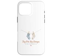 Tiny Feet Big Changes Babysocken-Design Carcasa para iPhone 16 Pro MAX