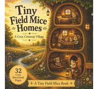 Tiny Field Mice Homes: A Cozy Cutaway Village for Kids • 32 Gentle Storybook Scenes of Little Mouse Homes, Friendship, and Everyday Life
