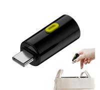 Tiny Flashlight, High Brightness LED antorcha, 0,98 x 0,51 x 0,51 pulgadas, Compact Plug and Play Design, Metal Body, Ultra Light Pocket Flashlight for Camping, Travel, Home
