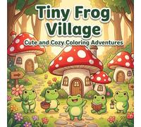 Tiny Frog VIllage: Friendly Frog Adventures and Cozy Coloring Fun for All Ages