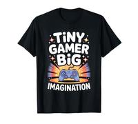Tiny Gamer Big Dreamer Pixel Style Camiseta