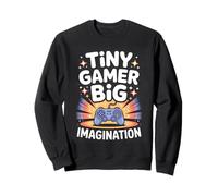 Tiny Gamer Big Dreamer Pixel Style Sudadera