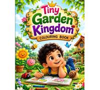 Tiny Garden Kingdom Colouring Book: Fun & Easy Colouring Pages for Kids Ages 3-8 | Cute Garden Friends, Flowers, Bugs & Nature Scenes to Spark Creativity and Learning