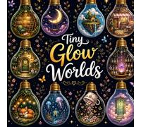 Tiny Glow Worlds: 50 Cozy Fantasy Worlds to Color
