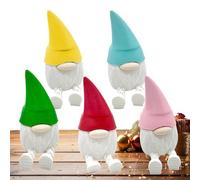 Tiny Gnomes - Figuras de gnomo impresas en 3D | Lindos juguetes enanos para Navidad, dormitorio, Halloween, estantería de escritorio