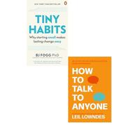 Tiny Habits, How to Talk to Anyone 2 Books Collection Set (Business & Money)
