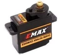 Tiny Hawk EMAX ES08MA II 2.0KG Servo Motor de Engranajes Metálicos, Engranaje Analógico Servo de Alta Velocidad para RC Helicóptero Avión Coche Barco Controles de Robot