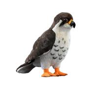 Tiny Heart Divertido halcón peregrino de Peluche, Realista y Suave, colección de Animales de Peluche de Aves, Ideal para decoración del hogar, marrón 10in