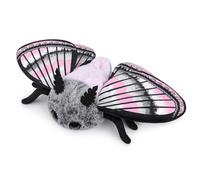 Tiny Heart Juguete de Peluche de Mariposa de Seda Negra para niños, Mariposa de Seda de corazón pequeño, Serie Flight Life, Almohada de Felpa Suave, 20cm/7.8”