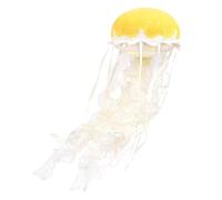 Tiny Heart Peluche De Medusa Suave para NiñOs Medusa Amarillo 15 cm/6 ”Juguete De Peluche De Medusa Lindo De SimulacióN Serie Vida Marina Animal De Peluche Almohada Suave Adecuado para DecoracióN