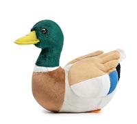 Tiny Heart Peluche de Pato Real de 13in, Juguete de simulación de Pato Suave, Almohada de Peluche de Real Suave para niños y Amantes de la Vida Silvestre, Verde