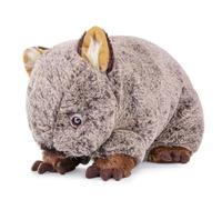 Tiny Heart Peluche De Wombat Suave para NiñO Wombat Marrón11in Juguete De Peluche De Wombat Lindo SimulacióN Serie Vida Marina Animal DecoracióN NavideñA De Halloween