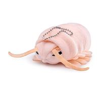 Tiny Heart Peluche Juguete Isópodo Gigante Simulación Realista Bathynomus giganteus para Niños Amantes de la Vida Marina Biología Marina Océano Rosa 5''