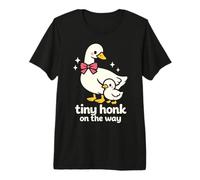 Tiny Honk On The Way oca tierna Futura mamá Camiseta Premium