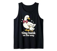 Tiny Honk On The Way oca tierna Futura mamá Camiseta sin Mangas