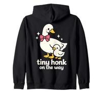 Tiny Honk On The Way oca tierna Futura mamá Sudadera con Capucha