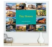 Tiny Houses - wohnen auf kleinstem Raum (hochwertiger Premium Wandkalender 2026 DIN A2 quer), Kunstdruck in Hochglanz: Minimalistische Wohnkonzepte auf kleinstem Raum