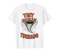 Tiny Human Tornado Parent Life Funny Toddler Boy Camiseta