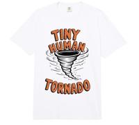 Tiny Human Tornado Parent Life Funny Toddler Boy Comfort Colors Adult Heavyweight T-Shirt