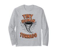 Tiny Human Tornado Parent Life Funny Toddler Boy Manga Larga