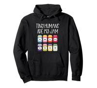 Tiny Humans Are My Jam Maestra de guardería Preescolar Sudadera con Capucha