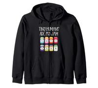 Tiny Humans Are My Jam Maestra de guardería Preescolar Sudadera con Capucha
