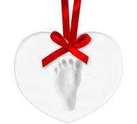 Tiny Ideas - Adorno de Huella de Mano para bebé Corazón