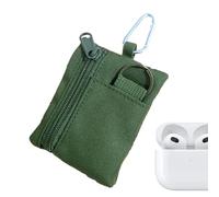 Tiny Key Chain Pouch - miini mochila Keychain | Cadena de llave de bolsillo de bolsillo de bolsillo | Purso de monedas de tela Oxford | Bolsa de monedas miini Nylon Wallet Boys | Billetera deportiva a