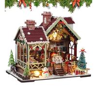 Tiny Kit,3D Creative Wooden DIY Craft | Adults Teen Mini Making Kit - For Lovers Family Boys Girls Teen Project Home Combines Precision Carving With Simulated Architectural Elements,