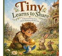 Tiny Learns to Share: A Cute Coloring Story Book for Kids Ages 3-8 About Sharing and Friendship (Tiny The Littlest Giant)