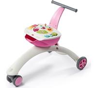 Tiny Love 5 en 1 Here I Grow, Andador y Triciclo para Bebés, Bicicleta de Equilibrio para Bebés con Freno de Seguridad, Carrito de Juego, de 6 meses a 3 años, Meadow Days, Rosa