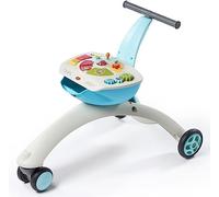 Tiny Love 5 en 1 Here I Grow, Andador y Triciclo para Bebés, Bicicleta de Equilibrio para Bebés con Freno de Seguridad, Carrito de Juego, de 6 meses a 3 años, Meadow Days, Azul