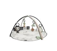 Tiny Love Classic Gymini, Alfombra de juegos musical 2 en 1 para bebés, desde 0 meses, gimnasio para bebés, 20 actividades, juguete musical interactivo, arcos ajustables, Black & White