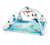 Tiny Love El mundo submarino Gimnasio musical, gimnasio actividades bebe, manta de juegos sensoriales sonoros y táctiles, música integrada y contenido multimedia, colección Treasure the Ocean