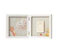 Tiny Love Marco Único, Kit Cuadro con Foto, Blanco, Tiny Creations | Kit Huella Bebé Pie y Manos, Dermatológicamente Testado, Regalo para Recién Nacido, Kit Todo en Uno