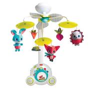 Tiny Love Soothe 'n Groove Móvil, Móvil Cuna Bebé Musical 2 en 1, 0+ Meses, Convertible en Caja Música Portátil Independiente, Estimulación Visual, 18 Melodías, 40 Minutos Música Continua, Meadow Days