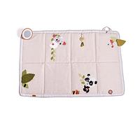 Tiny Love Super Mat, Gimnasio Infantil Evolutivo, Gimnasio Bebé, Plegable Extragrande (150x100cm), 0+ M, 6 Actividades, Espejo Tummy Time, Sonajero Madera, Juguete con Textura, 12 Tarjetas, Boho Chic