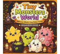 Tiny Monsters World: Witch's Cozy Potion Corner: A Cute Pocket Halloween Coloring Book for Kids Ages 3-8 | 30 Easy Coloring Pages (Tiny Monsters World Adventures)