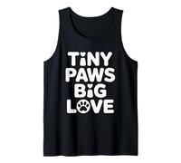 Tiny Paws Big Love Camiseta sin Mangas