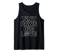 Tiny Paws Big Love Camiseta sin Mangas