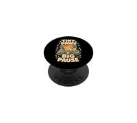 Tiny Paws Big Pause Gato Siesta Calma PopSockets PopGrip Adhesivo