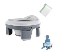 Tiny Potty - Cómoda pequeña, buque marino de 1 pieza para entrenamiento, cuenca acuática con base de agarre, equipo de higiene, vasija de pececillo para estación de saneamiento comercial, doméstica y